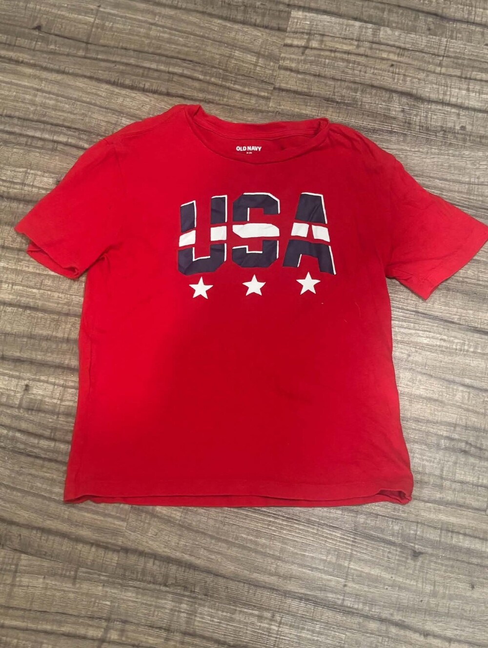Old Navy USA Short Sleeve Shirt, Tag Size Youth Medium (8)